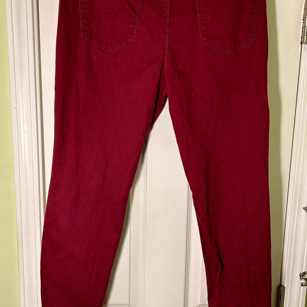 No Boundaries Maroon Pants Junior size 17